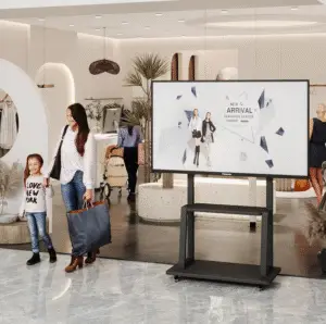 Trolley Movable TV Stand