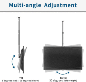 Adjustable Ceiling TV Mount Bracket