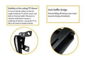 TV Ceiling Wall Mount 26-55 Inch