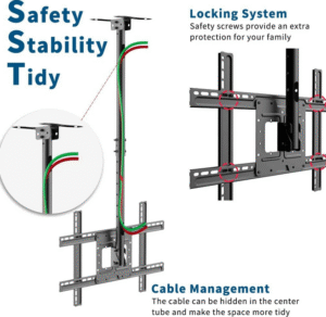 Adjustable Ceiling TV Mount Bracket
