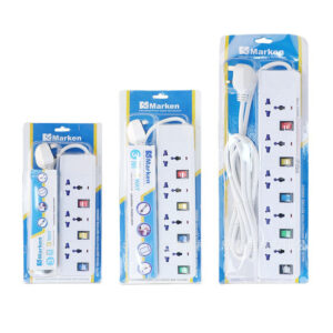 Marken 5 Way Extension Power Cord