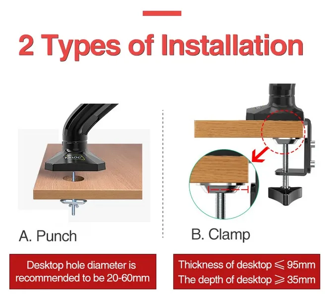 Kaloc DS90 -Monitor Arm - Image 11