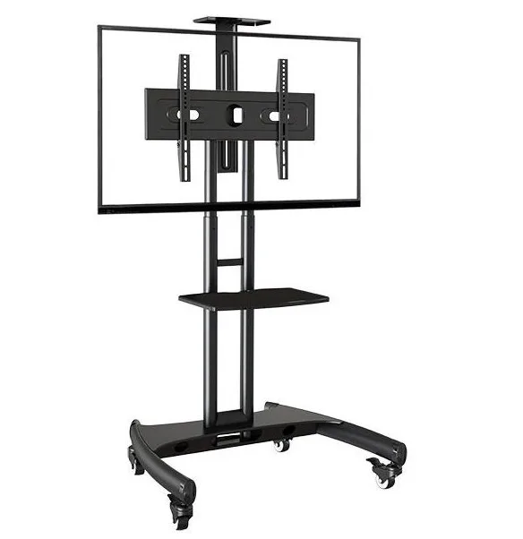 North Bayou NB-AVA1500-60-1P TV Stand – Powerful Mobile TV Cart for Professional Display Setups