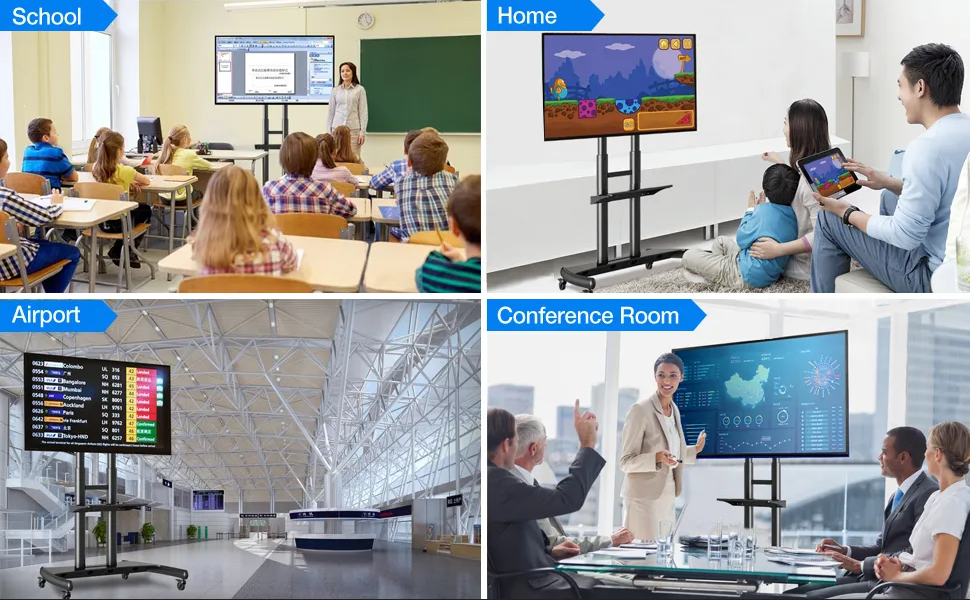 North Bayou NB-AVA1500-60-1P TV Stand