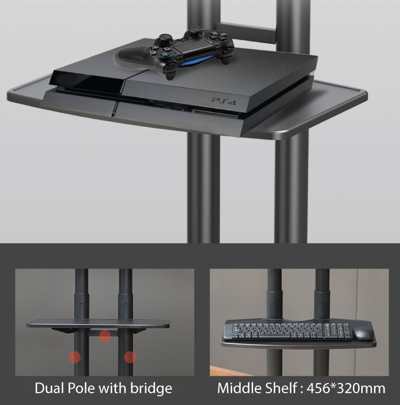 North Bayou NB-AVA1500-60-1P TV Stand
