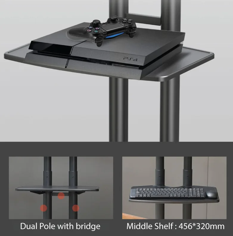 North Bayou NB-AVA1500-60-1P TV Stand