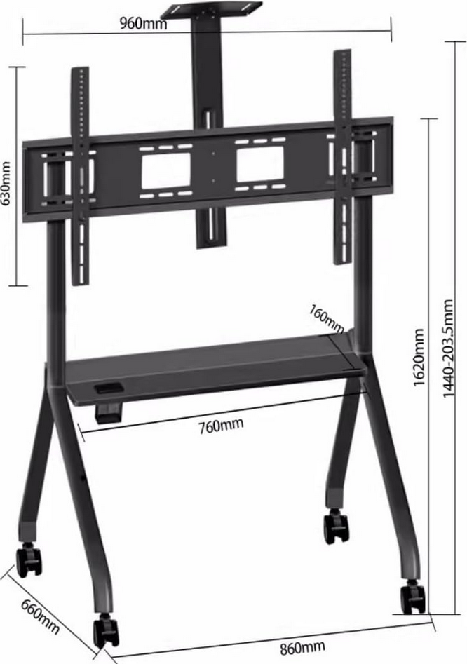YD1900 TV Mount Bracket Cart