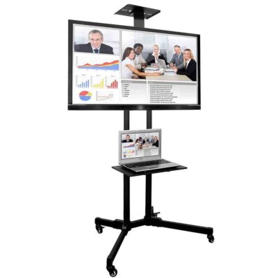 Trolley Movable Smart TV Stand 32"-65" – Adjustable & Mobile TV Stand