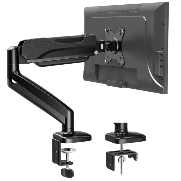 V-STAR V80 Full Motion Gas Spring Single Arm Monitor Desk Mount| Useful - Image 2