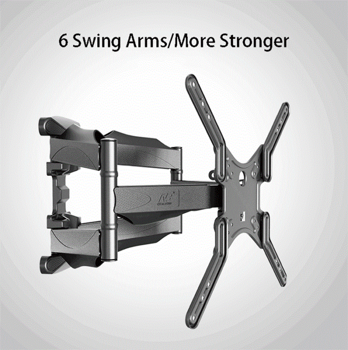 NB P5 TV Wall Mount – Dual Arm Full Motion Useful Bracket for 32”–70” LED/LCD Screens - Image 7
