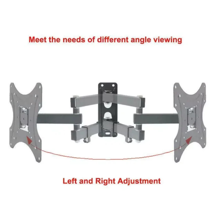 TV Wall Bracket 14 to 55 Inches – Full Motion Tilt & Swivel Smart Mount for LED/LCD TVs - Image 3