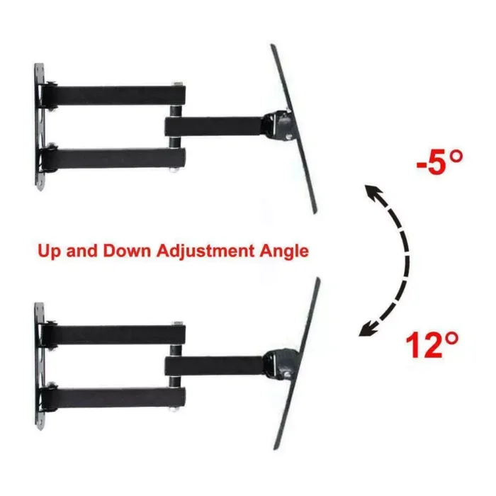 TV Wall Bracket 14 to 55 Inches – Full Motion Tilt & Swivel Smart Mount for LED/LCD TVs - Image 4