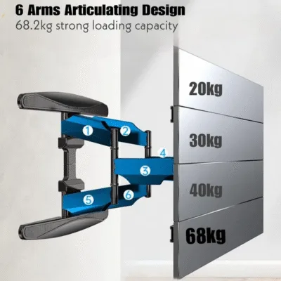 ZENO P700 Double Arm TV Wall Mount