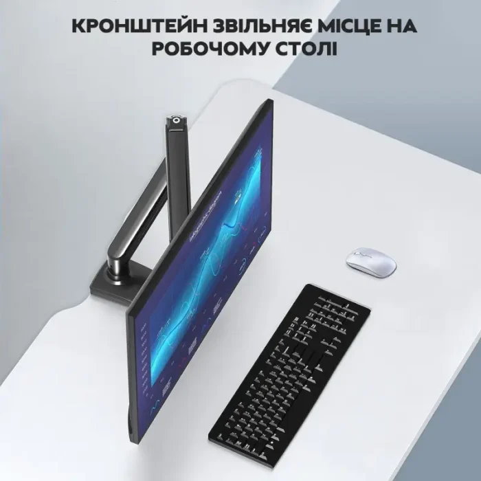 V-STAR V80 Full Motion Gas Spring Single Arm Monitor Desk Mount| Useful - Image 8