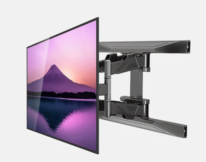 NB P6 TV Wall Mount – Full Motion Articulating Smart Bracket for 40”–80” LED/LCD Screens - Image 10