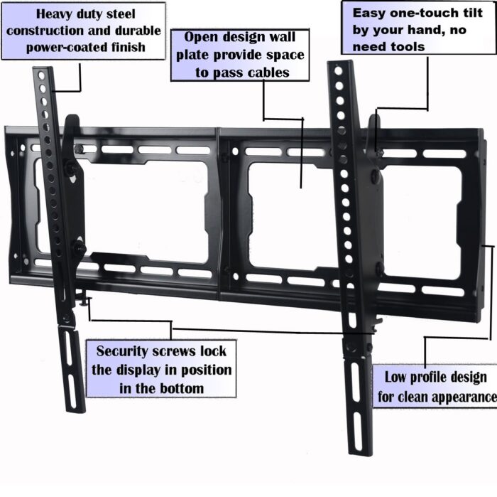 Heavy Duty TV Wall Mount 42-70 Inch Tilt Up/Down – Extra Strong Bracket for LCD & LED TVs - Image 3
