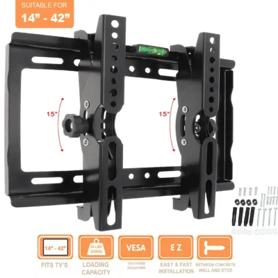 TV Wall Mount Bracket 14–42 Tilt