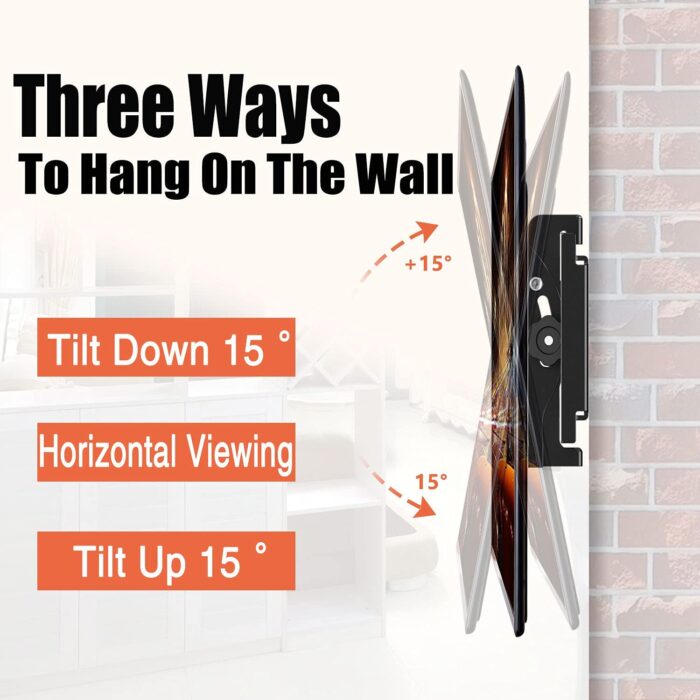 Premium TV Wall Mount Bracket 14–42 Tilt – Adjustable Slim Flat Panel LCD/LED Mount with Safety Lock - Image 3