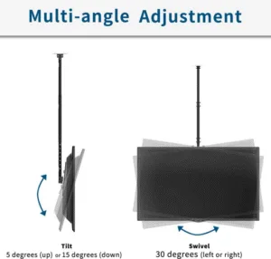 Adjustable Ceiling TV Mount Bracket