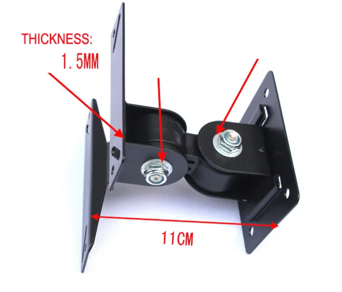 Premium TV Wall Mount 14–24 Tilt & Swivel – Adjustable Revolving LCD/LED Smart Bracket for Home & Office - Image 4