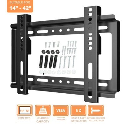TV Wall Mount 14-42 Inch Fixed Low Profile