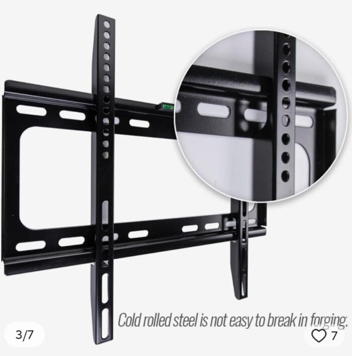 TV Wall Mount 26-65 Inch Heavy Duty Low Profile – V-STAR V63 Fixed LED LCD Bracket for Flat Screen TVs - Image 3