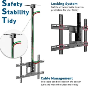 Adjustable Ceiling TV Mount Bracket