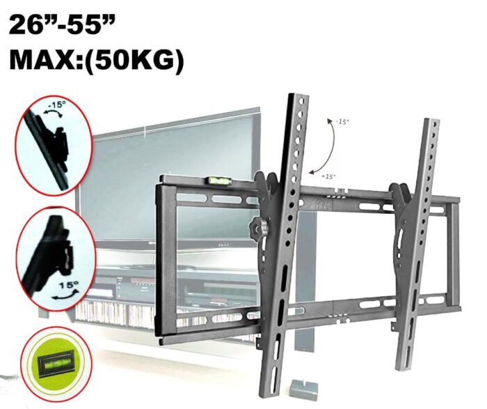 TV Wall Mount Heavy Duty 26–55 Inch Tilt