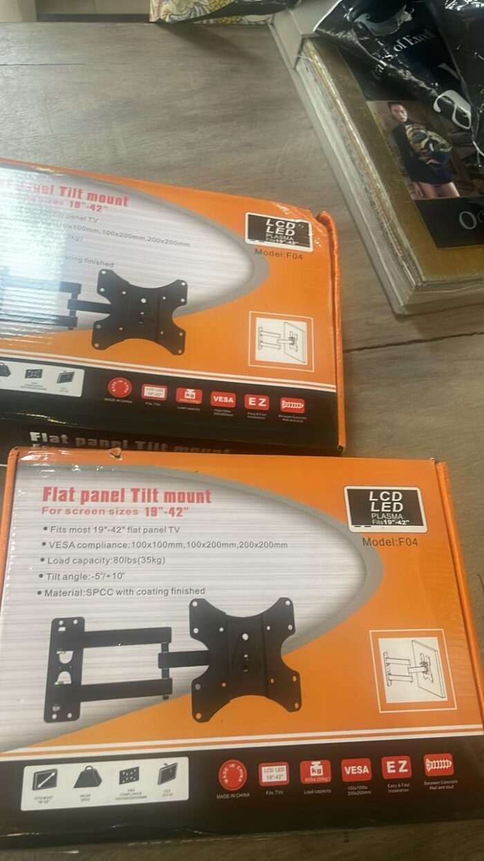Premium TV Wall Mount 14″-43″ Fully Adjustable Rotatable Bracket – Heavy Duty - Image 7