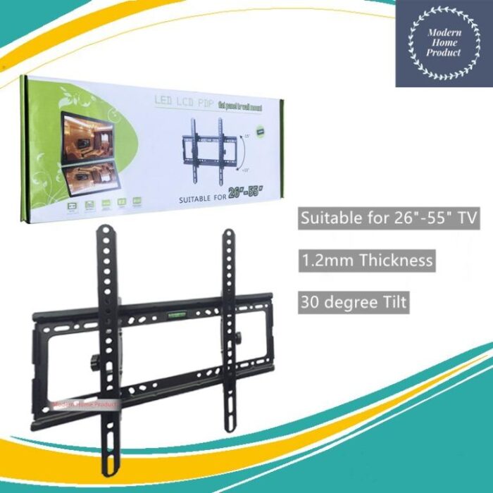 TV Wall Mount 26–55 Inch Tilt Up/Down LCD LED Bracket – Heavy Duty, Adjustable, Easy Smart - Image 7
