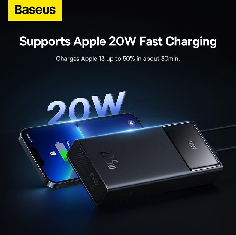 Baseus 20000mAh 22.5W Star-Lord Digital Display Fast Charge Power Bank