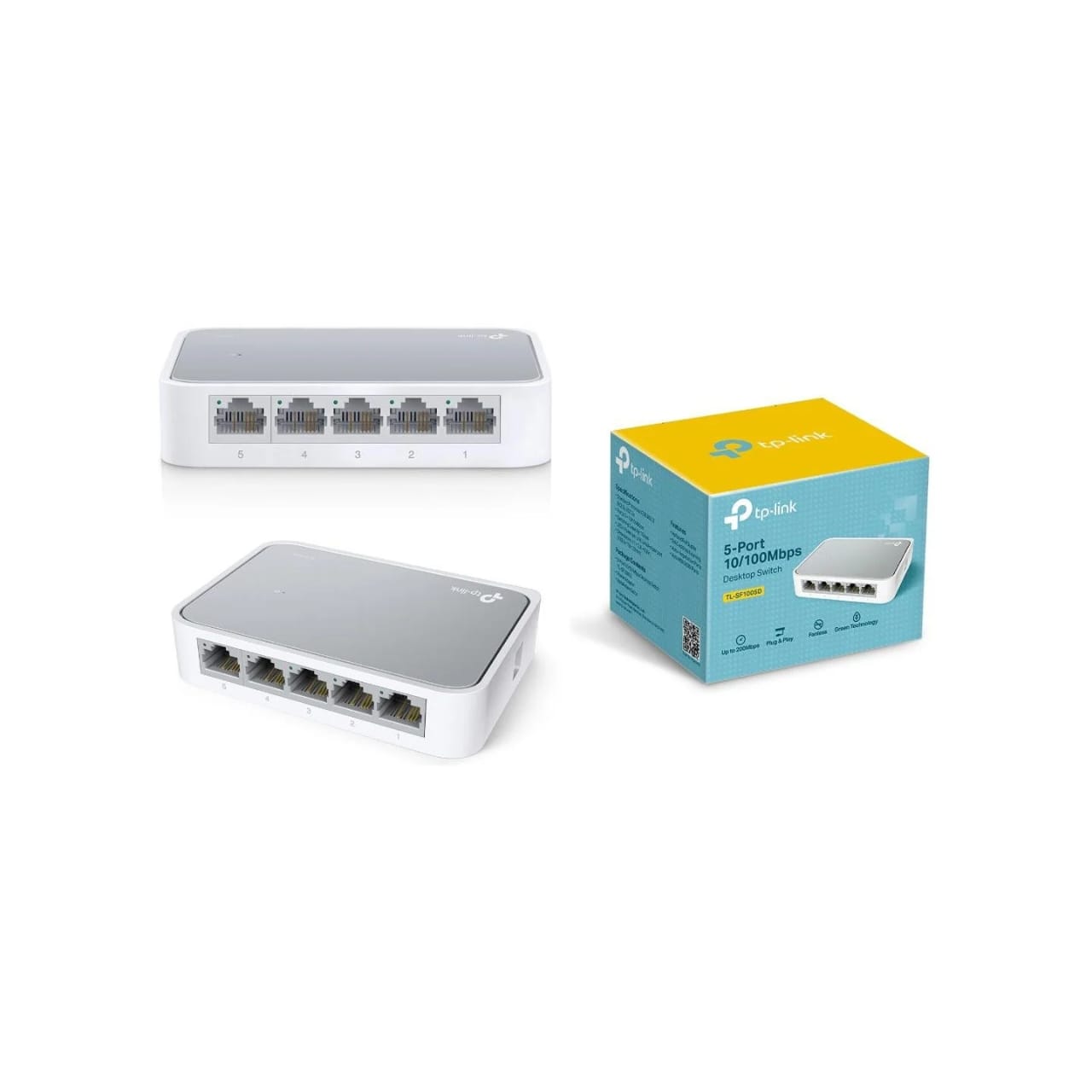 TP-Link 5 Port 100 Mbps Network Switch – Reliable Fast Ethernet Switch for Home and Office Networking - Image 3