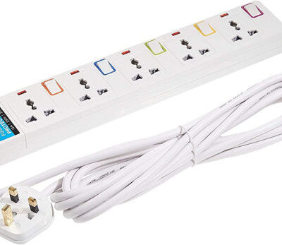 Marken 5 Way Extension Power Cord