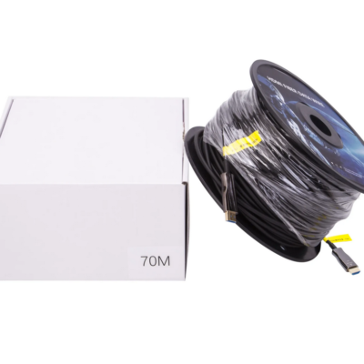 70m Active Fiber Optic HDMI Cable – Ultimate 2K 4K 8K HDMI 2.1 High Speed 48Gbps Solution