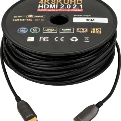 30m Active Fiber Optic HDMI Cable
