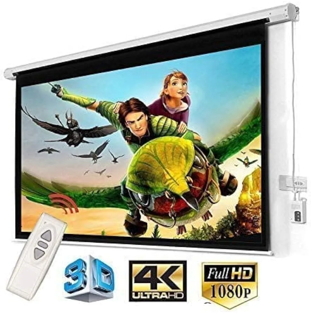 Motorized Projector Screen 10×10 Feet