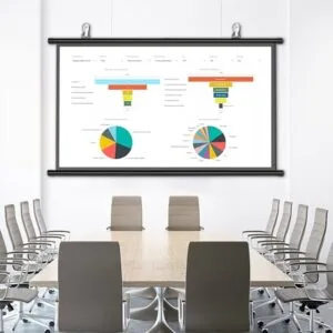 Manual Projector Screen 8×8 Feet