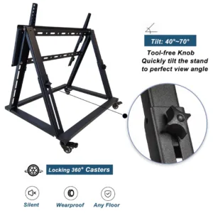 Low Height Mobile TV Stand