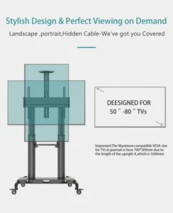 KALOC KLC-190 Mobile TV Stand