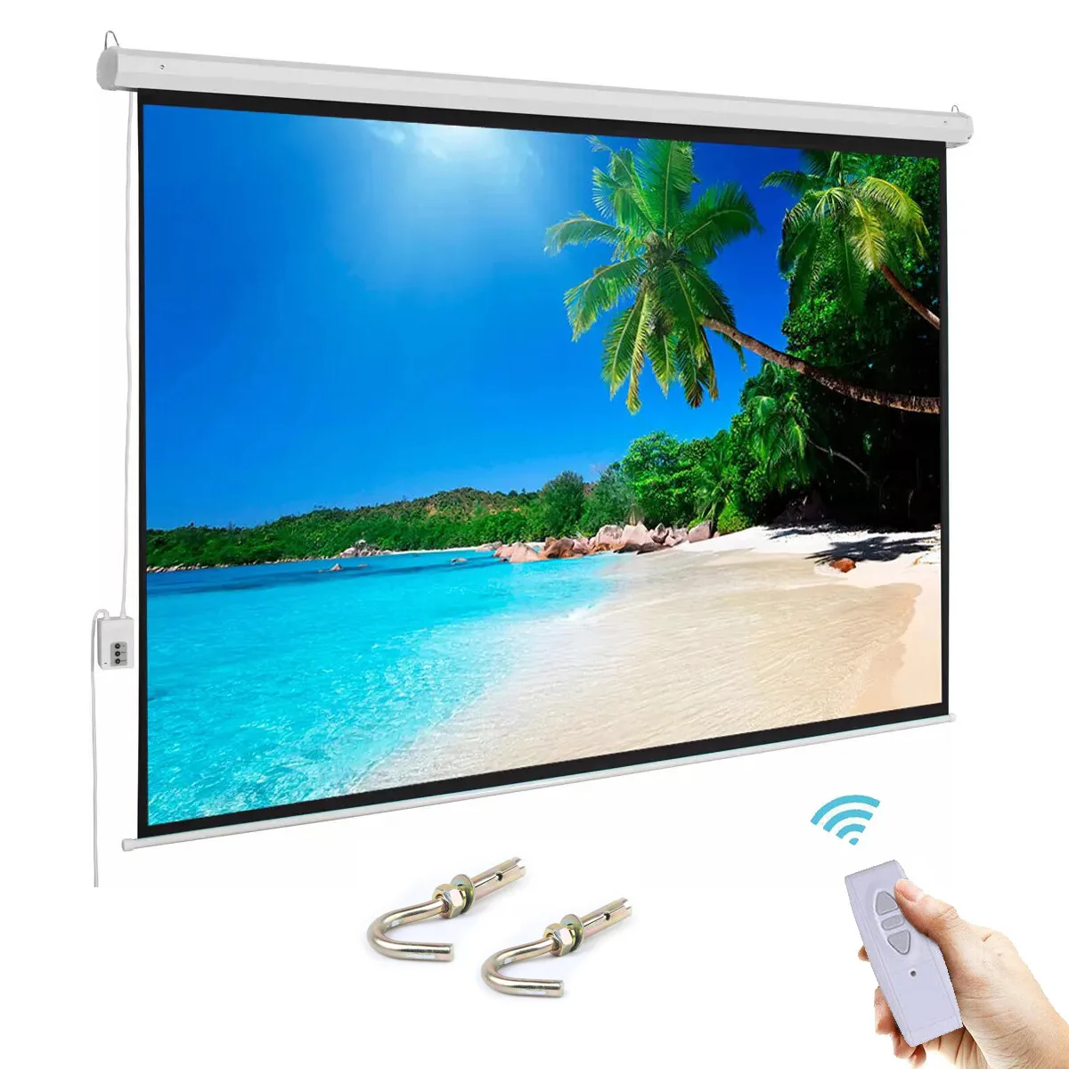 Motorized Projector Screen 8×8 Feet